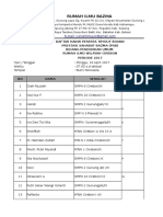 Daftar Hadir