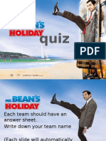 MR Bean's Holiday - Quiz