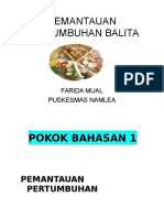 Materi Pemantauan Pertumbuhan Ida