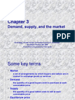 Demand, Supply, and The Market
