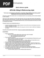APA6th Condensed Guide 2015