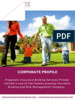 Pragmatic Insurance Broking Services - Company Flyer