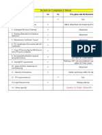Technical Compliance Sheet