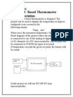PIC Based Thermometer