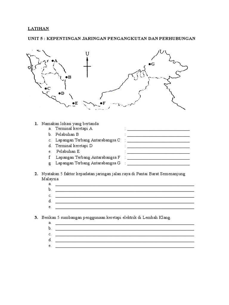 Latihan Pengangkutan Dan Perhubungan Pdf