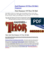 Toko Resmi Jual Hammer of Thor Di Bali 082221616707