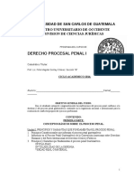 2016-01-21 Curso de Derecho Procesal Penal I Cunoc