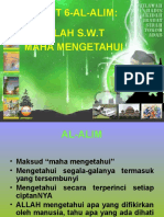 Pel. 11 Unit 6 Al-Alim - Allah Maha Mengetahui