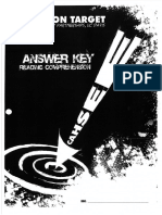 CAHSEE Resources Reading Comprehension Answer Key
