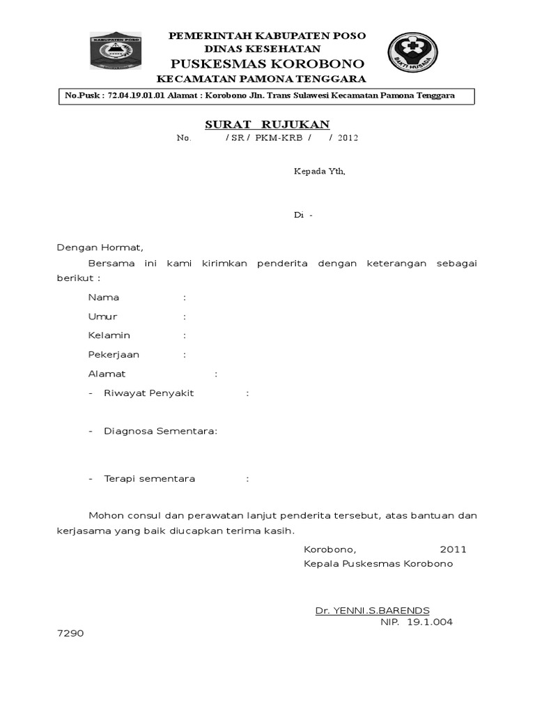 Surat Rujukan