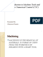 An Introduction To Machine Tools and Computer Numerical Control (CNC)