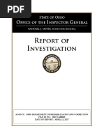 Ohio Inspector General's report on Marion Correctional Institute