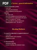 Platelet Disorders