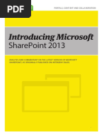 Sharepoint 2013: Ebook Portals, Cont Ent and Colla Boration