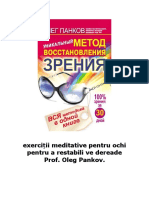 Exerciții Meditative Pentru Ochi