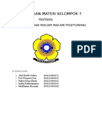 Ringkasan Materi Macam Macam Positioning