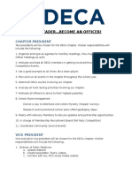 DECA Officer Roles 2025-2026 | PDF