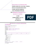 Programas en Matlab