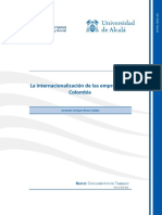 Internacionalizacion de Las Empresas en Colombia (Hasta La Pagina 33)