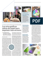 Las artes gráficas saltan del papel para imprimir más sectores