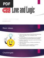 Love and Logic Classroom Cheat Sheet | PDF | Psychological Concepts | Human Nature