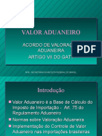 Valor Aduaneiro