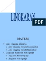 Lingkaran (Garis Singgung Lingkaran