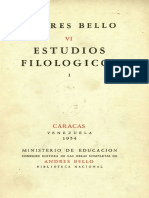 Estuios _filologicos de Andrés Bello