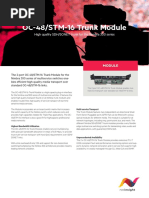 OC-48 STM-16 Trunk