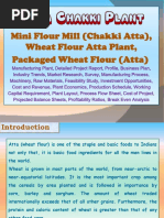322450717 Atta Chakki Plant Mini Flour Mill Chakki Atta Wheat Flour Atta Plant Packaged Wheat Flour Atta Manufacturing Plant Detailed Project Report P