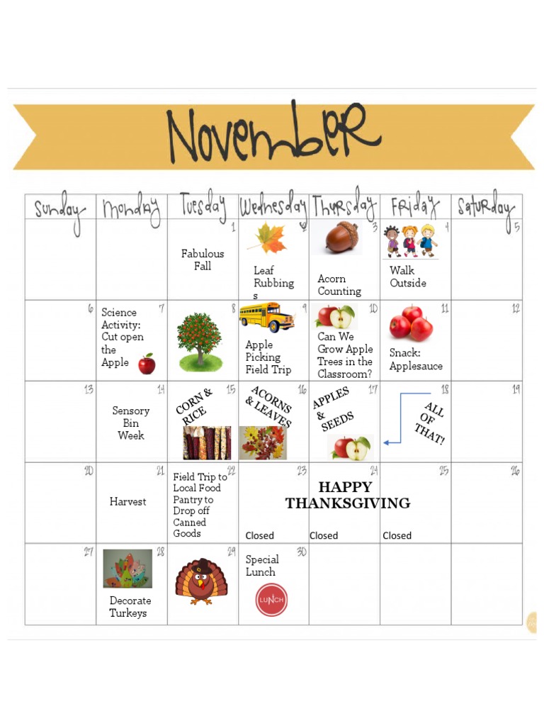 November Calender | PDF