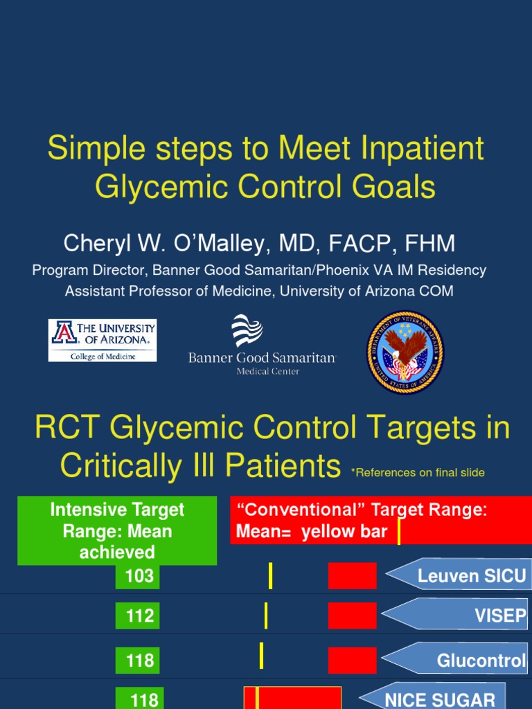12 Omalley Hyperglycmic Control Non Cirtically Ill Pt Diabetes