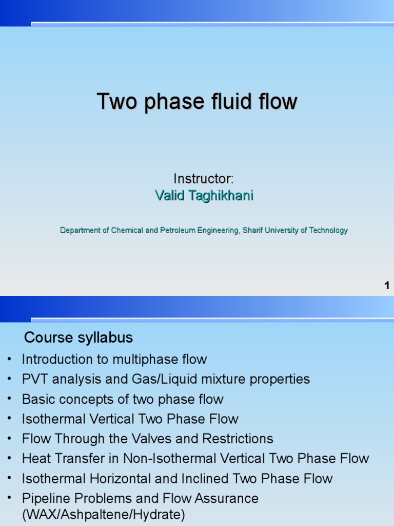 Two-Phase Flow Engineering Course | PDF | Solubility | Alkane