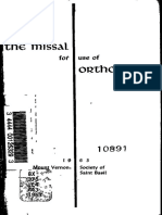 Missal Orthodox PDF