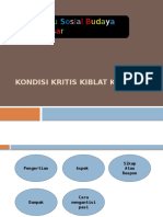 Kondisi Kritis Kiblat Ke Barat