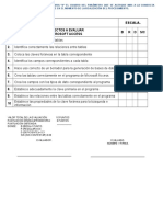 Ejemplo de Escala Estimativa