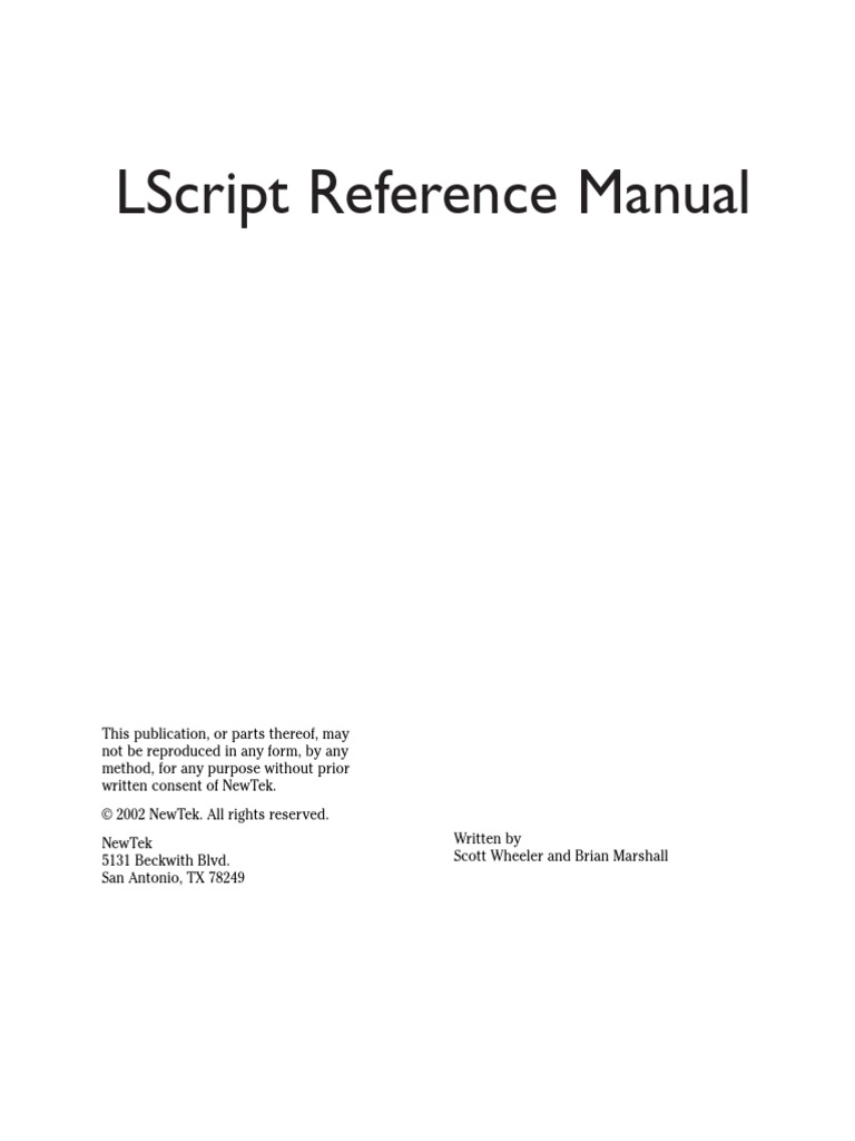 Reference Manual | PDF | Sports & Recreation