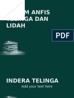 Sistem Anfis Telinga Dan Lidah