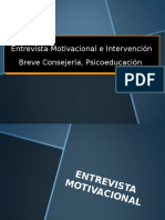 La Entrevista Motivacional e Intervención Breve. Consejería, Psicoeducación