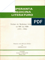 Esperanta Medicina Literaturo - Titolaro 1951-1986 - Saburo YAMAZOE 1987