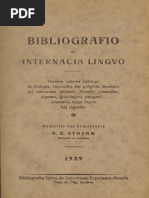 Bibliografio de Internacia Lingvo - P.E. Stojan - Sercxebla