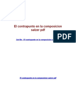 El Contrapunto en La Composicion Salzer PDF