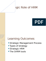 Strategic Role of HRM