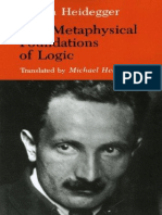 The Metaphysical Foundations of Logic - Martin Heidegger PDF