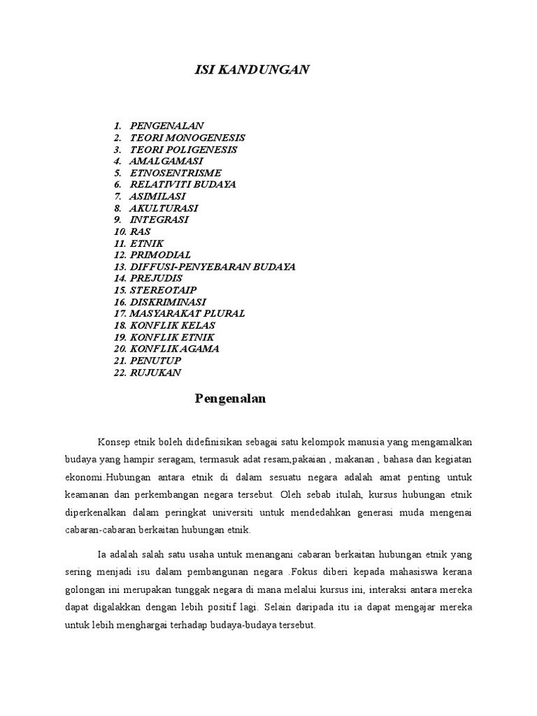 Pengenalan Konsep Etnik Pdf