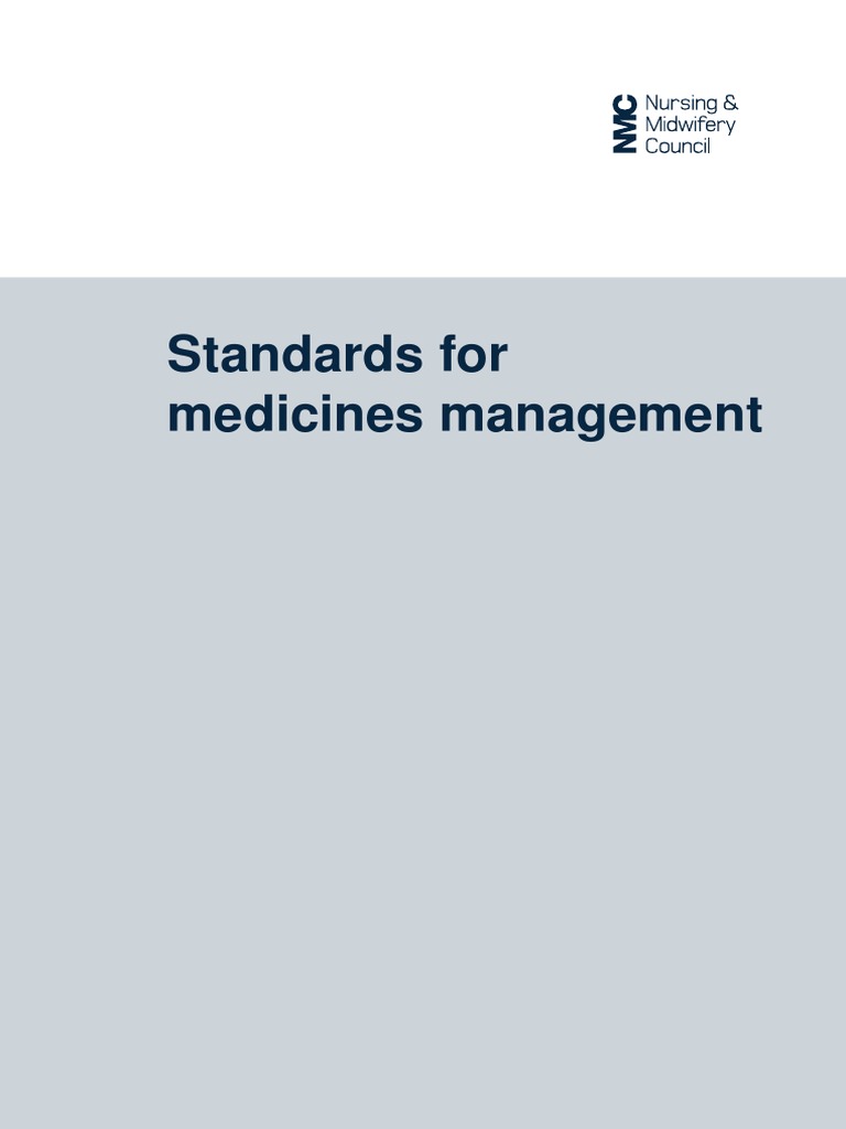 Nmc Standards for Medicines Management Medical Prescription Pharmaceutical Drug