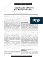 Therapeutic Benefits of Tai Chi Exercise: Research Review: Wisconsin Medical Journal