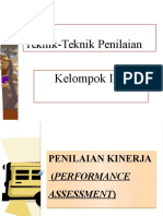 Teknik Teknik Penilaian