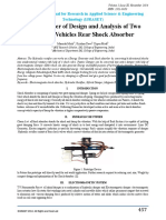 Review Paper of Design and Analysis of Two Wheeler Vehicles Rear Shock Absorber