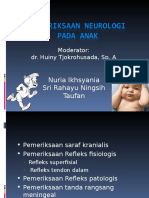 Pemeriksaan Fisik Neurologis Pada Anak